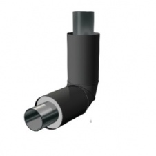 Отвод 45гр. 219*6 ст. 20 с патрубками